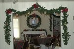 Butterfield Cottage Interior decorated for Christmas